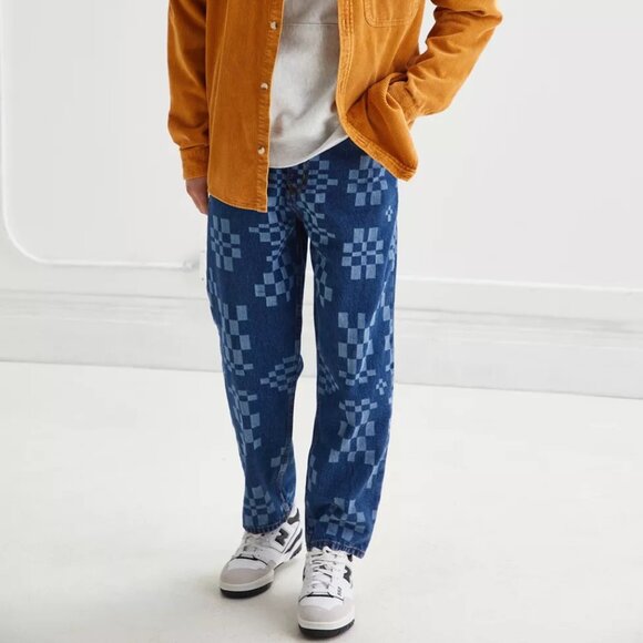 NWOT BDG Bow Fit Jean in Checkerboard Print size 31/32 - Picture 2 of 7